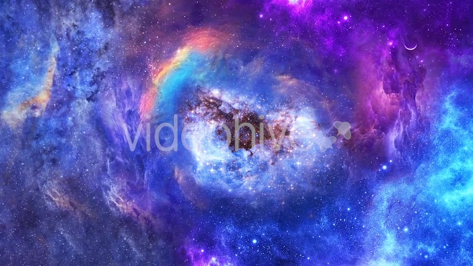 Travel Through Abstract Space Nebulae with Planets and Energy Flare Videohive 21411019 Motion Graphics Image 3