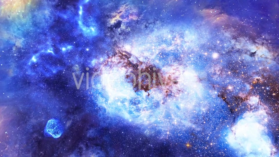 Travel Through Abstract Space Nebulae with Planets and Energy Flare Videohive 21411019 Motion Graphics Image 6