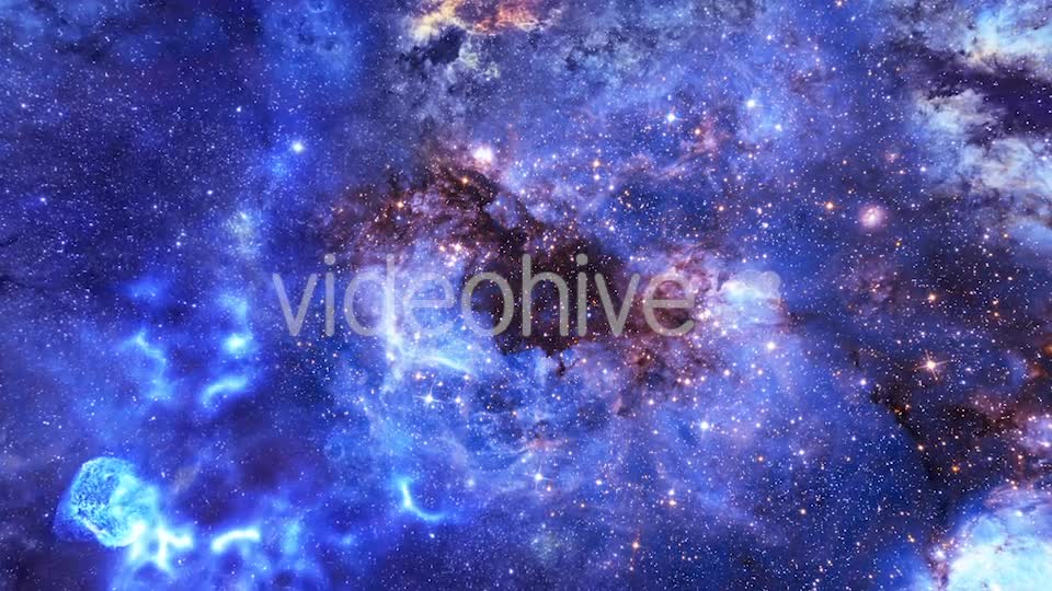 Travel Through Abstract Space Nebulae with Planets and Energy Flare Videohive 21411019 Motion Graphics Image 8