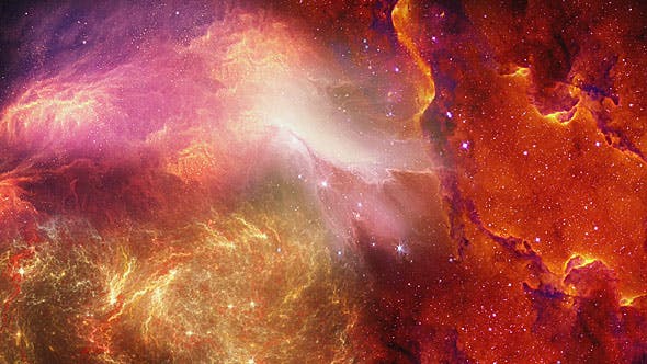Travel Through Colorful Space Nebulae - Videohive Download 20171513