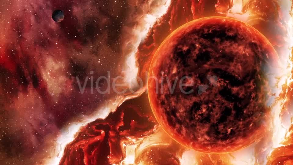 Travel Through Fire Space Nebula with Solar and Planets Videohive 20651143 Motion Graphics Image 10