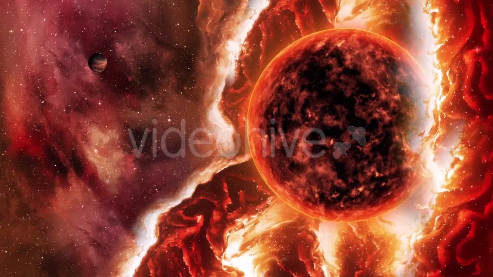 Travel Through Fire Space Nebula with Solar and Planets Videohive 20651143 Motion Graphics Image 5