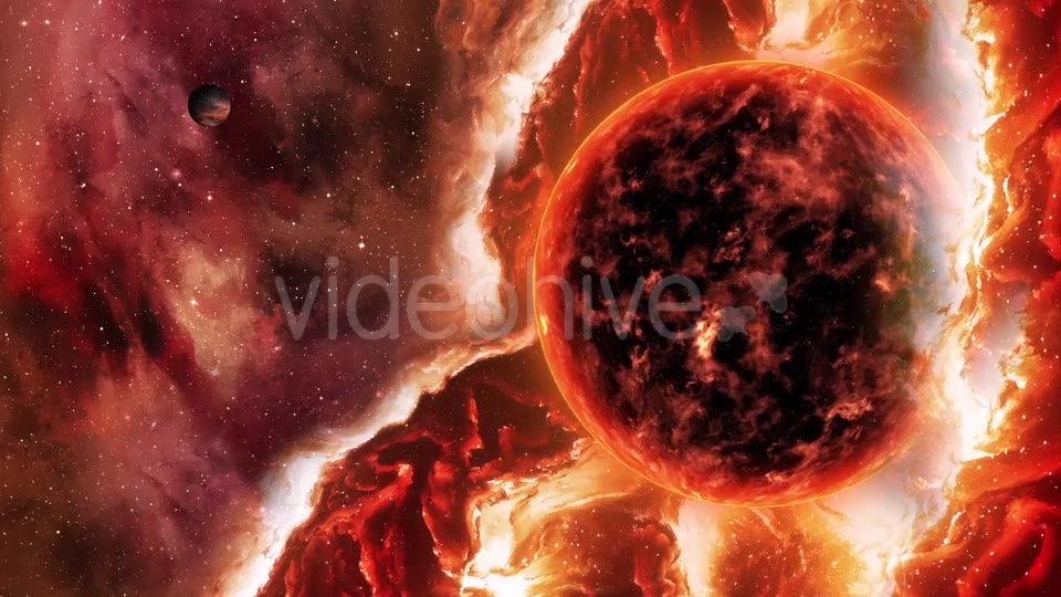 Travel Through Fire Space Nebula with Solar and Planets Videohive 20651143 Motion Graphics Image 7