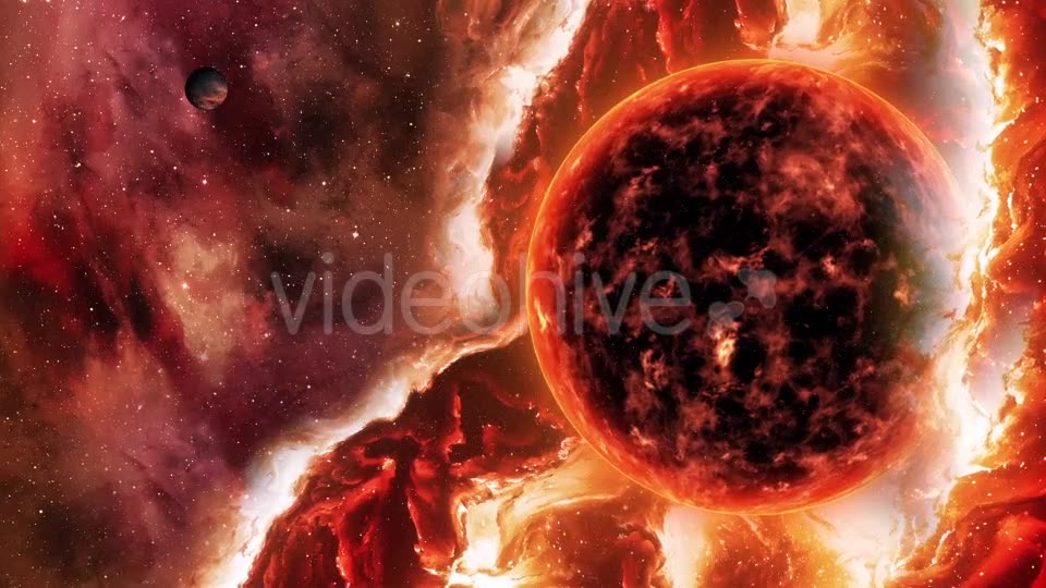 Travel Through Fire Space Nebula with Solar and Planets Videohive 20651143 Motion Graphics Image 8