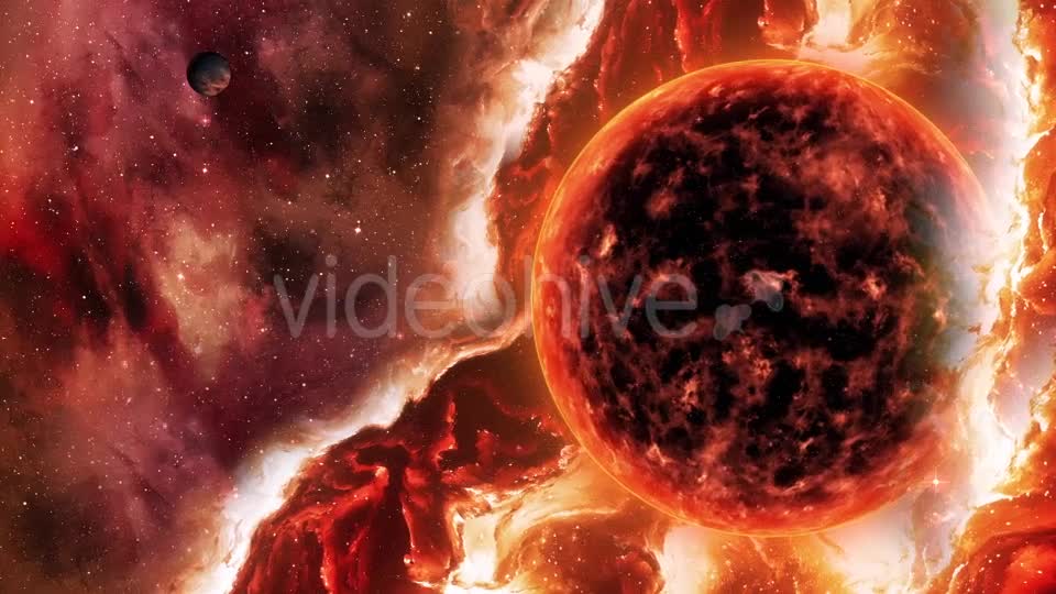 Travel Through Fire Space Nebula with Solar and Planets Videohive 20651143 Motion Graphics Image 9