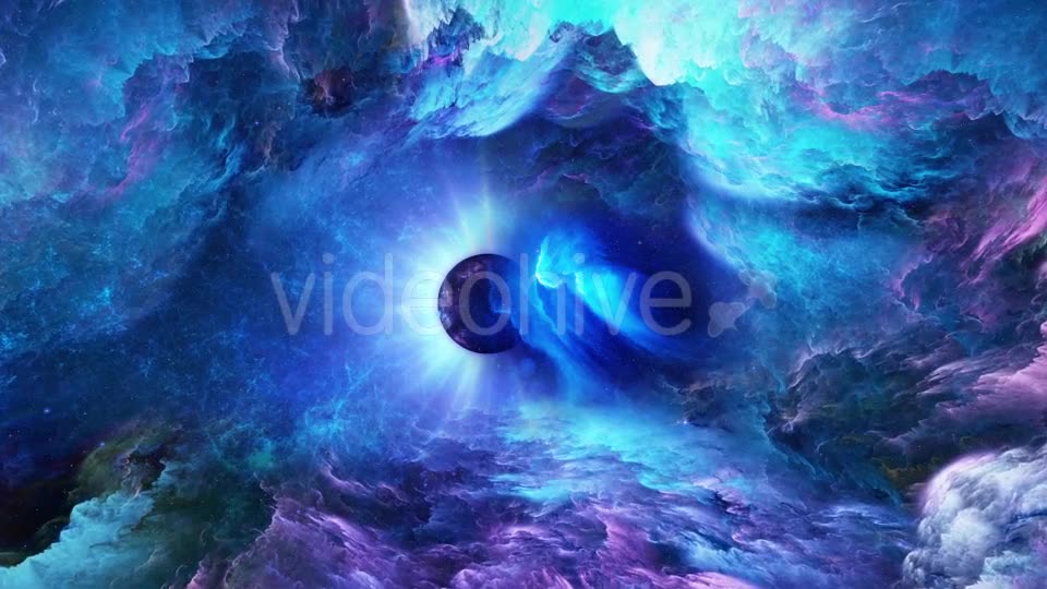 Travel Through Space Nebulae to the Planet Videohive 20809778 Motion Graphics Image 2