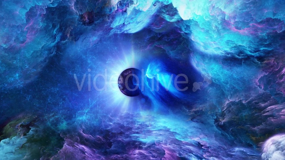 Travel Through Space Nebulae to the Planet Videohive 20809778 Motion Graphics Image 3