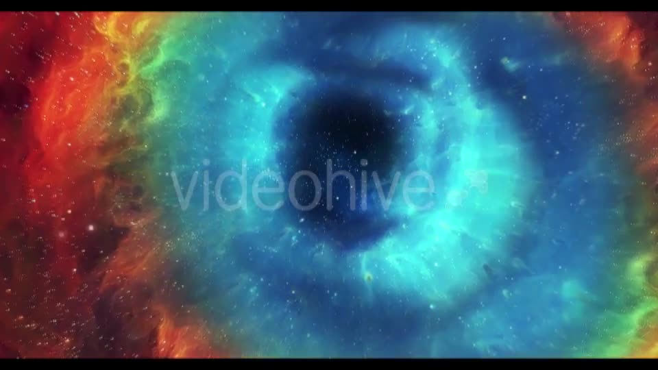 Travel Through the Blue Space Tunnel Videohive 20325452 Motion Graphics Image 1