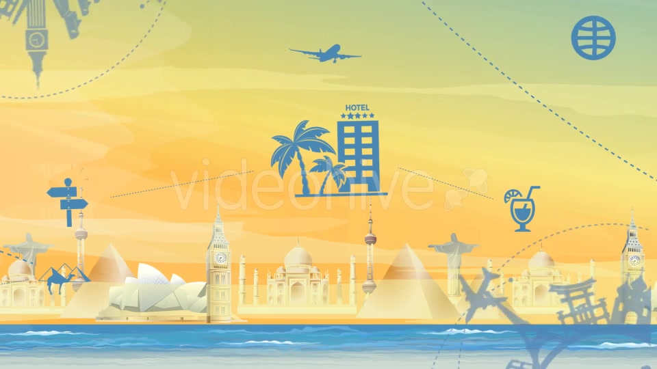 Travel & Tourism Landmark Background Videohive 20494326 Motion Graphics Image 12