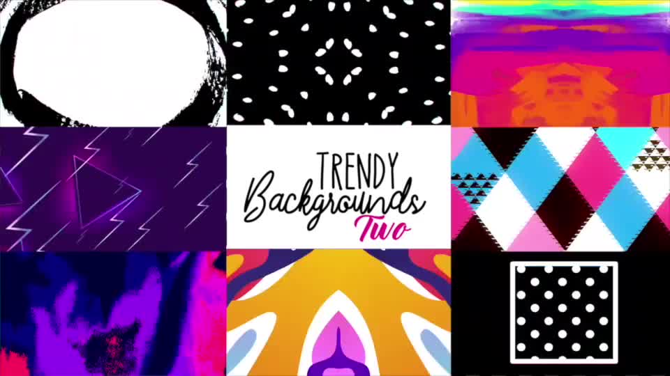 Trendy Backgrounds 2 Videohive 21193362 Motion Graphics Image 1