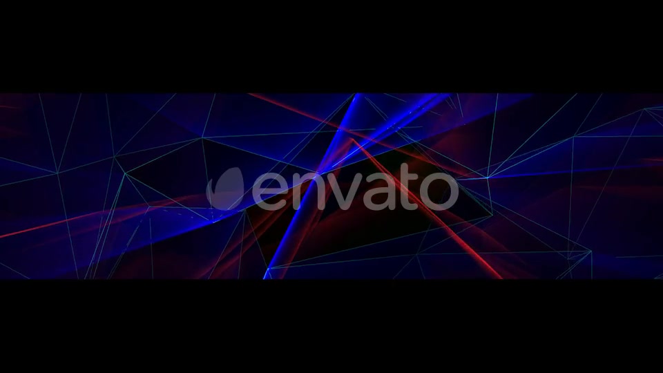 Triangle Glowing Lines Background Loop Ultra Wide Videohive 23444923 Motion Graphics Image 2