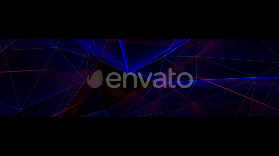 Triangle Glowing Lines Background Loop Ultra Wide Videohive 23444923 Motion Graphics Image 5