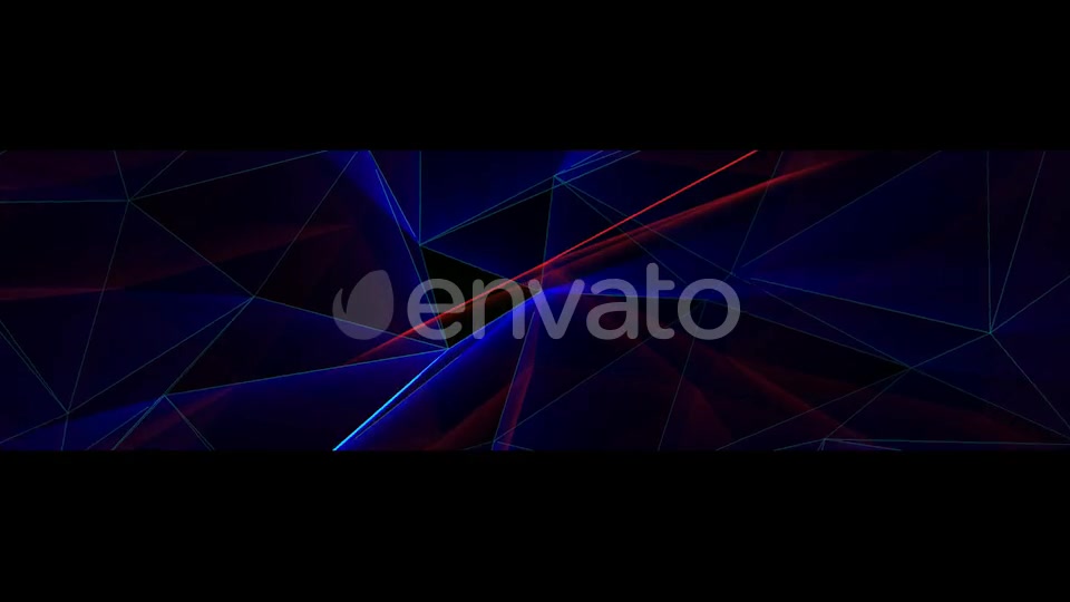 Triangle Glowing Lines Background Loop Ultra Wide Videohive 23444923 Motion Graphics Image 6