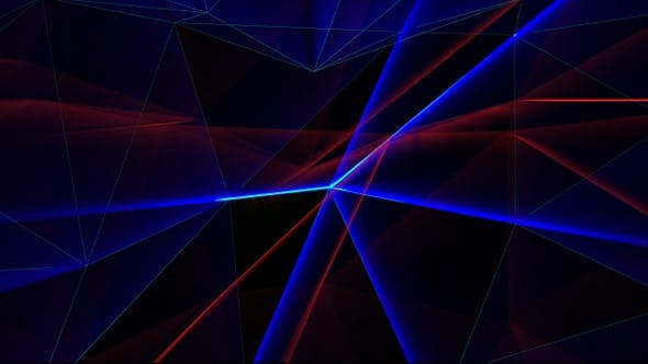 Triangle Glowing Lines Background Loop Ultra Wide - 23444923 Download Videohive