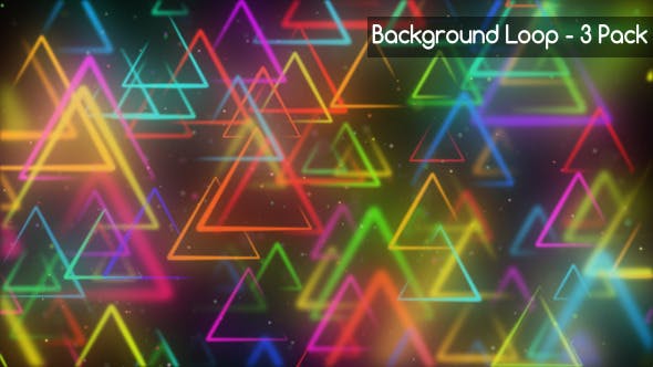Triangle Moving Background (3 Pack) - Download Videohive 8795089