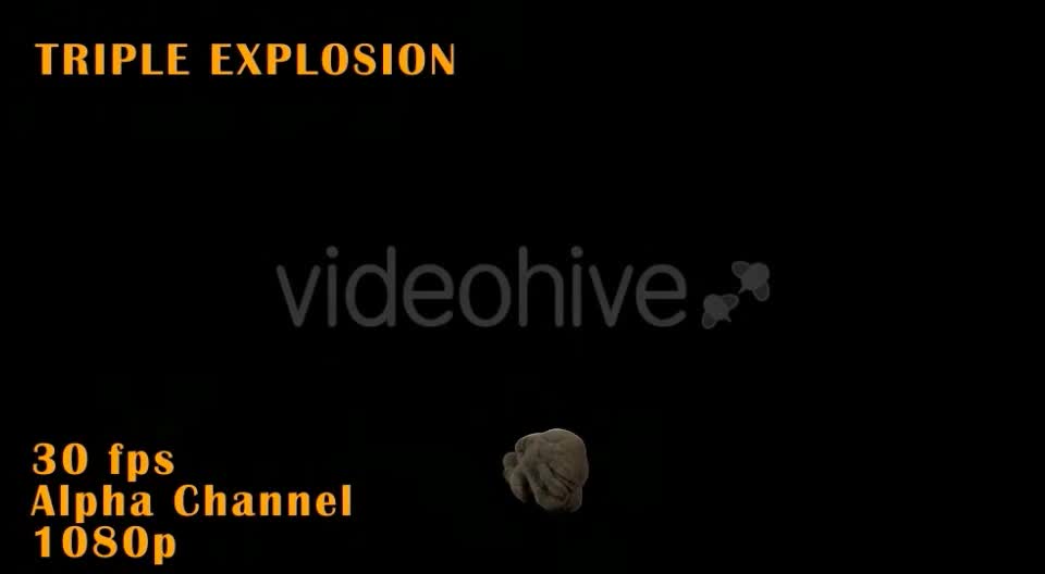 Triple Explosion Videohive 15738365 Motion Graphics Image 1