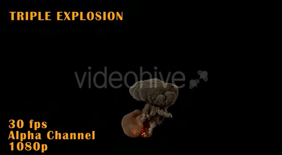 Triple Explosion Videohive 15738365 Motion Graphics Image 2