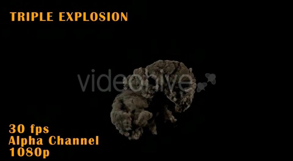 Triple Explosion Videohive 15738365 Motion Graphics Image 3