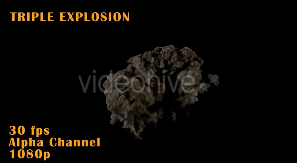 Triple Explosion Videohive 15738365 Motion Graphics Image 4
