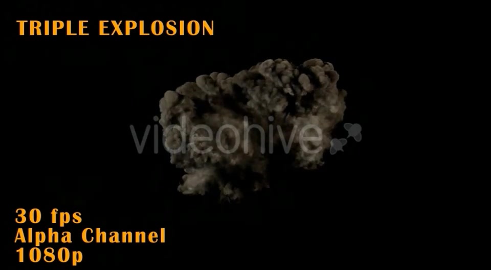 Triple Explosion Videohive 15738365 Motion Graphics Image 5