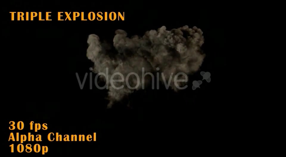 Triple Explosion Videohive 15738365 Motion Graphics Image 6