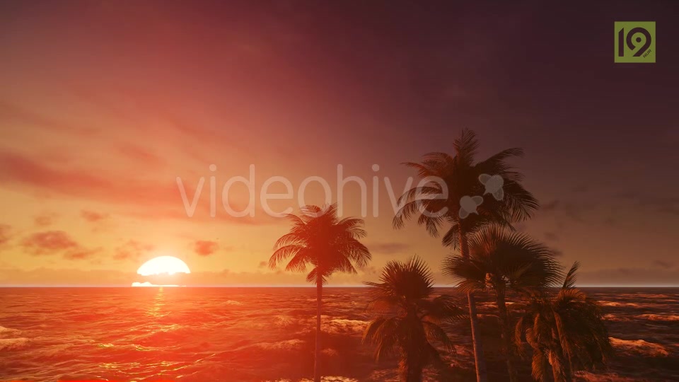 Tropical Beach Sunset 4 Videohive 19987670 Motion Graphics Image 5
