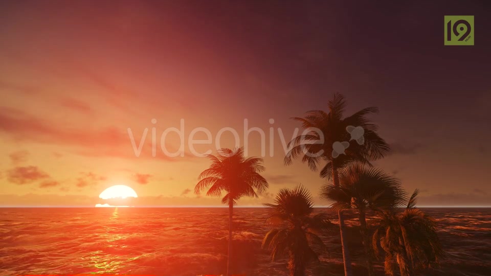 Tropical Beach Sunset 4 Videohive 19987670 Motion Graphics Image 6