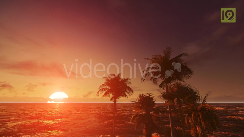 Tropical Beach Sunset 4 Videohive 19987670 Motion Graphics Image 9