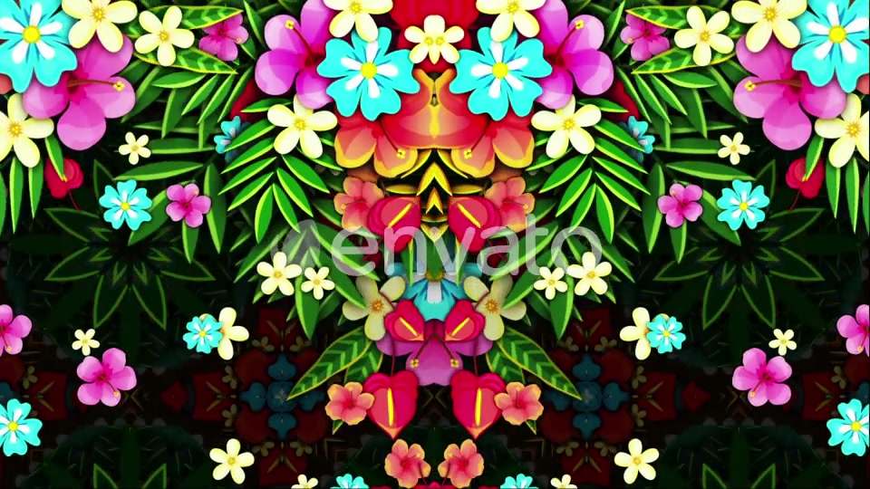 Tropical Flower 4K Videohive 22774396 Motion Graphics Image 4