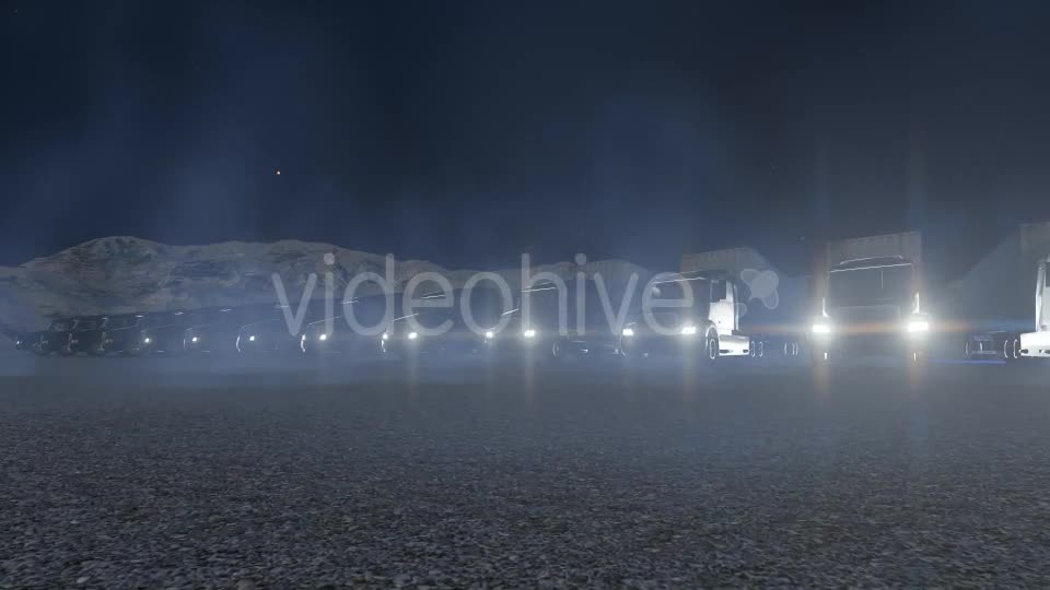 Trucks Night Videohive 19717448 Motion Graphics Image 1