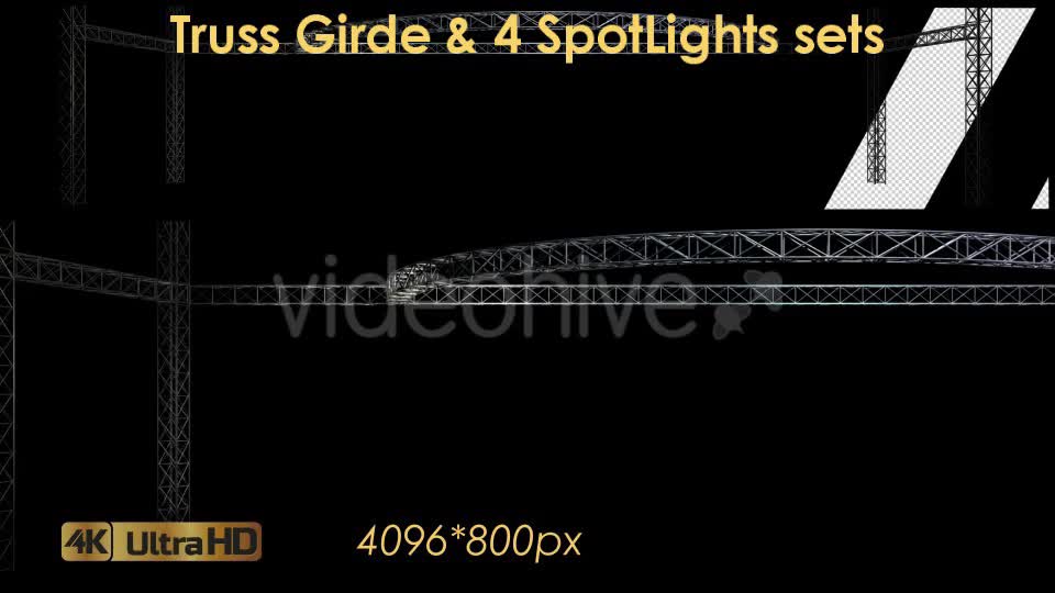 Truss Girder And Spotlight Sets Videohive 20974462 Motion Graphics Image 1