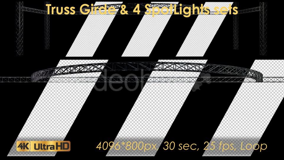 Truss Girder And Spotlight Sets Videohive 20974462 Motion Graphics Image 2