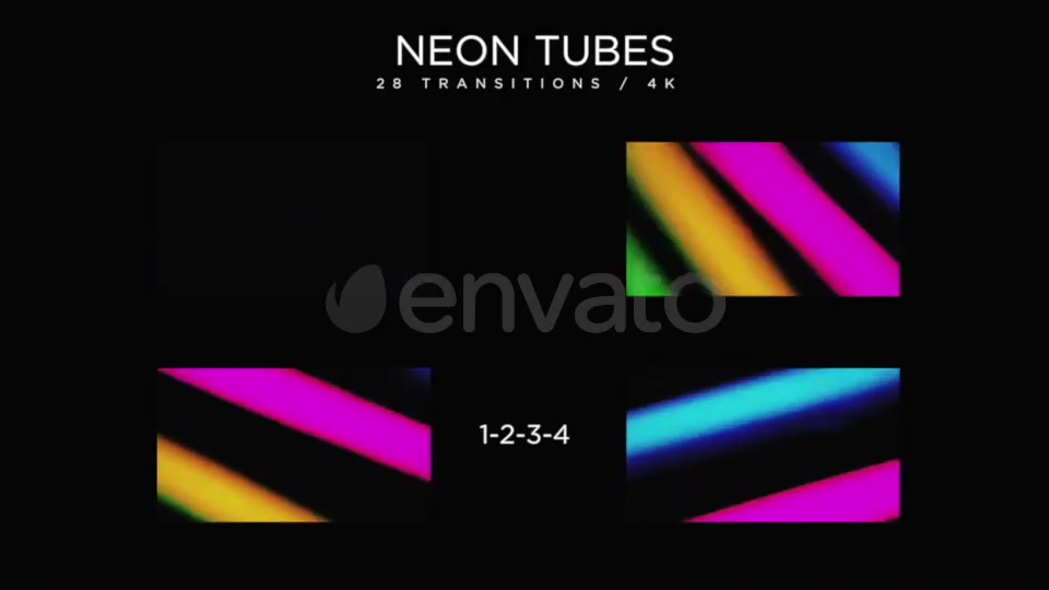Tube Transitions (Neon) Videohive 21579683 Motion Graphics Image 4
