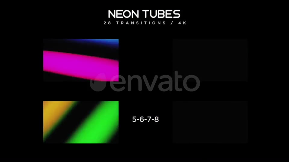 Tube Transitions (Neon) Videohive 21579683 Motion Graphics Image 5
