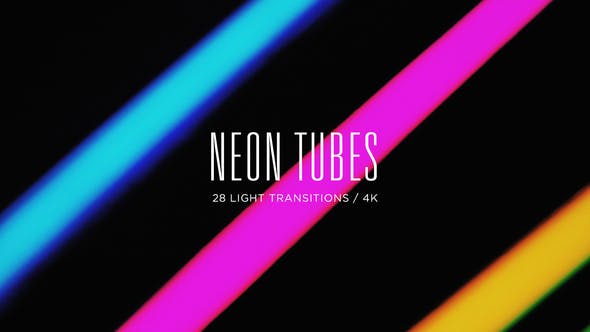 Tube Transitions (Neon) - 21579683 Videohive Download