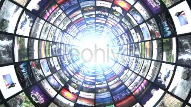 Tunnel Monitors Loop (3 Videos) Videohive 8231346 Motion Graphics Image 1