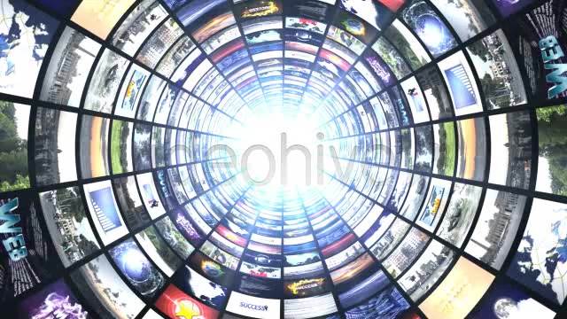 Tunnel Monitors Loop (3 Videos) Videohive 8231346 Motion Graphics Image 10
