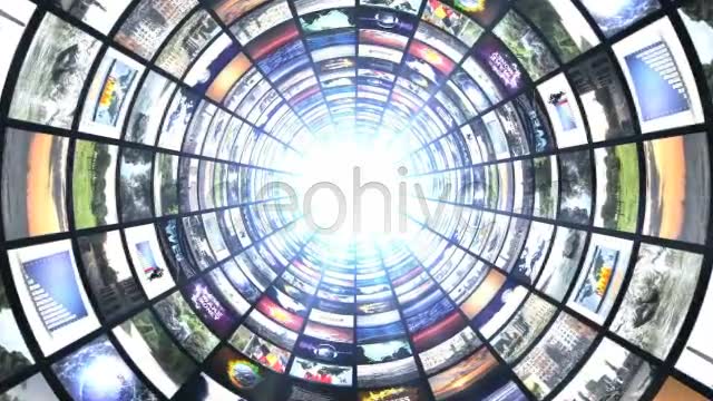 Tunnel Monitors Loop (3 Videos) Videohive 8231346 Motion Graphics Image 2