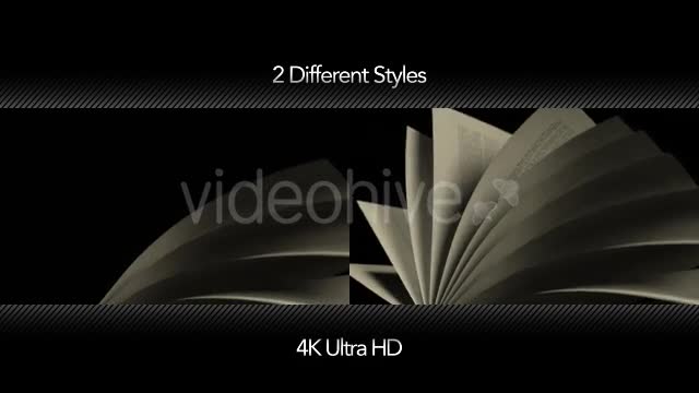 Turning Over Pages in a Book 4K Videohive 20129296 Motion Graphics Image 1