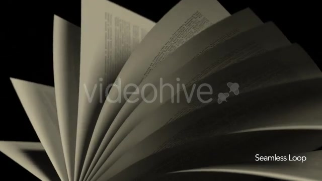 Turning Over Pages in a Book 4K Videohive 20129296 Motion Graphics Image 4