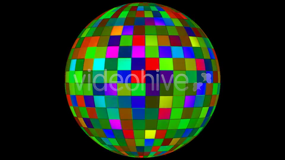 Twinkling Hi Tech Squares Spinning Globe Pack 02 Videohive 3724642 Motion Graphics Image 12