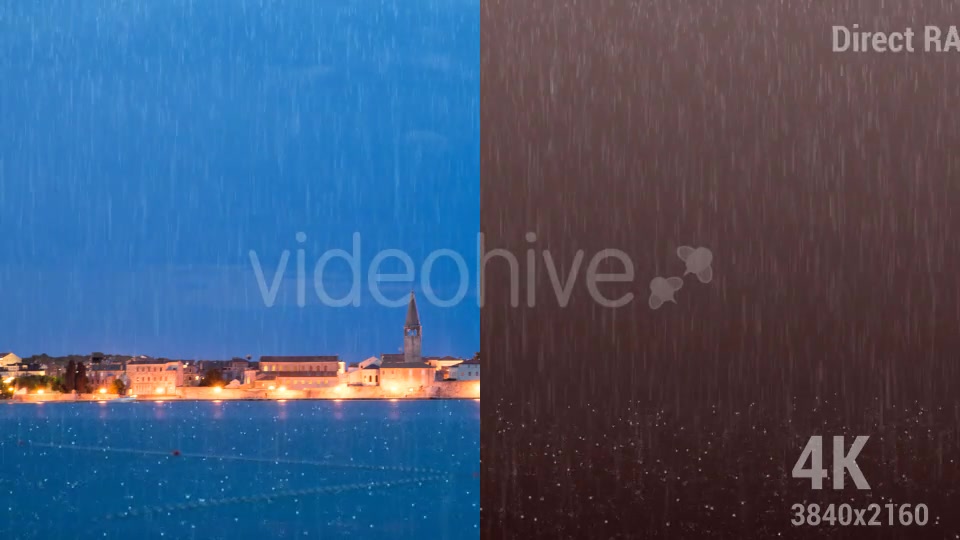 Two Types Rain In 4K Videohive 17507834 Motion Graphics Image 3