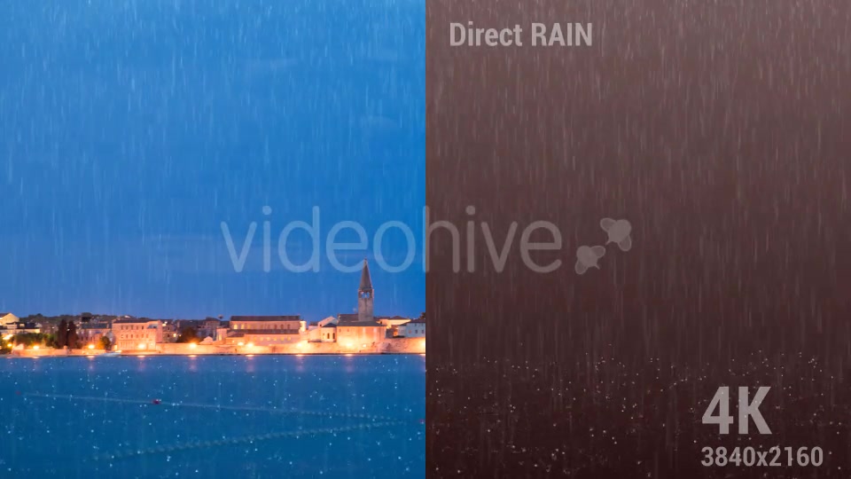 Two Types Rain In 4K Videohive 17507834 Motion Graphics Image 4