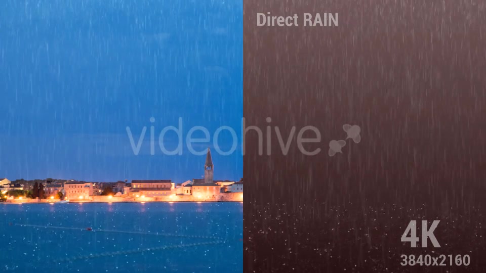 Two Types Rain In 4K Videohive 17507834 Motion Graphics Image 5