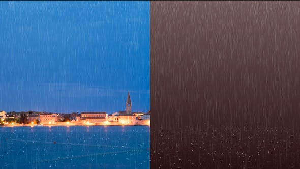 Two Types Rain In 4K - Download Videohive 17507834