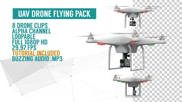 UAV Drone Flying Pack - Download Videohive 12871431