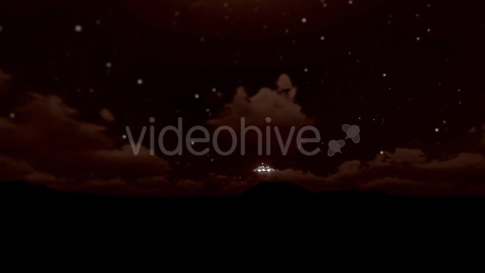 UFO Flying Old Film Videohive 19208099 Motion Graphics Image 1