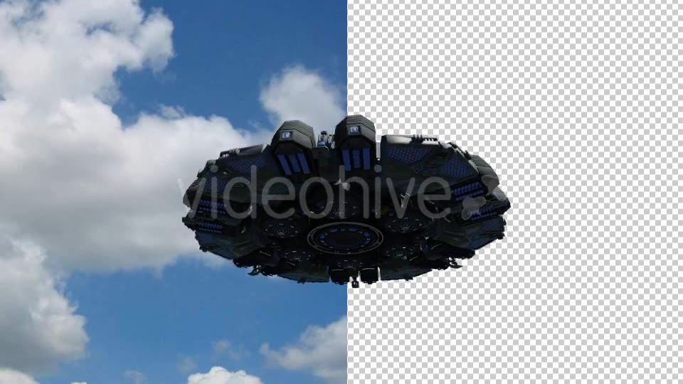 UFO Looped With Mask Daylight 3 Pack Videohive 18394499 Motion Graphics Image 10