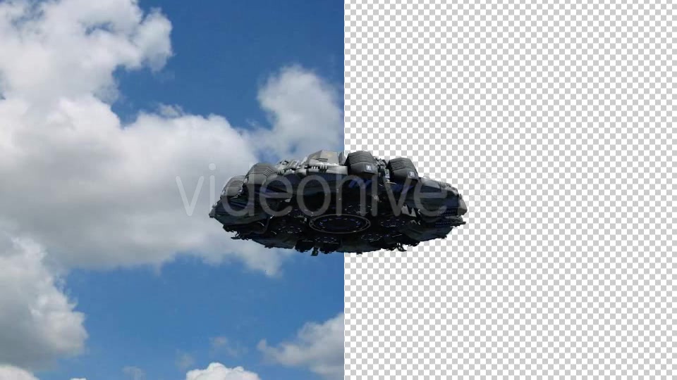 UFO Looped With Mask Daylight 3 Pack Videohive 18394499 Motion Graphics Image 5