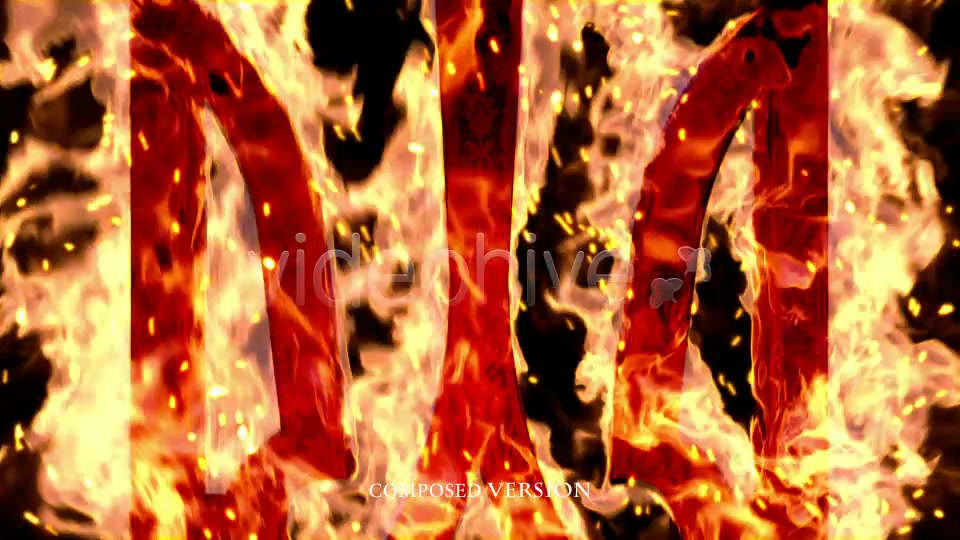 Ukrainian Trident in Fire Videohive 7328781 Motion Graphics Image 10